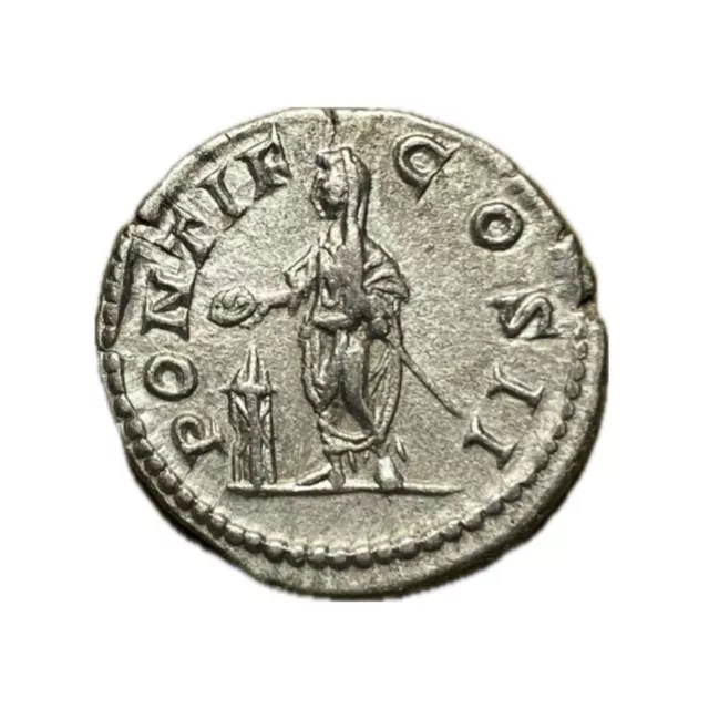 Ancient Roman Coin - Silver Denarius Septimus Severus 193-211 AD 3