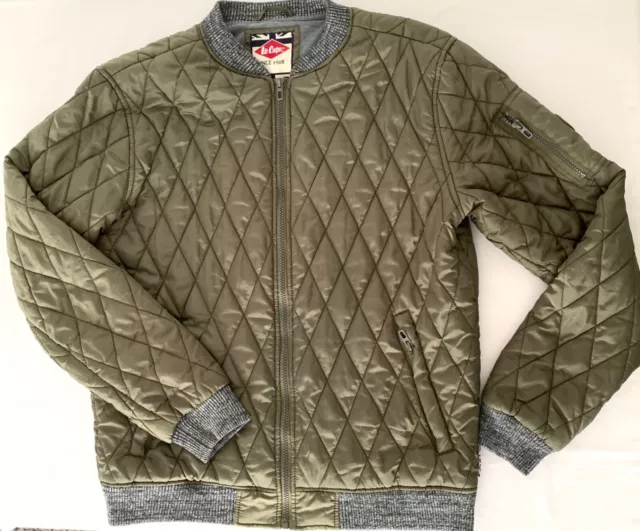 Lee cooper kd discount quilted jacket mens