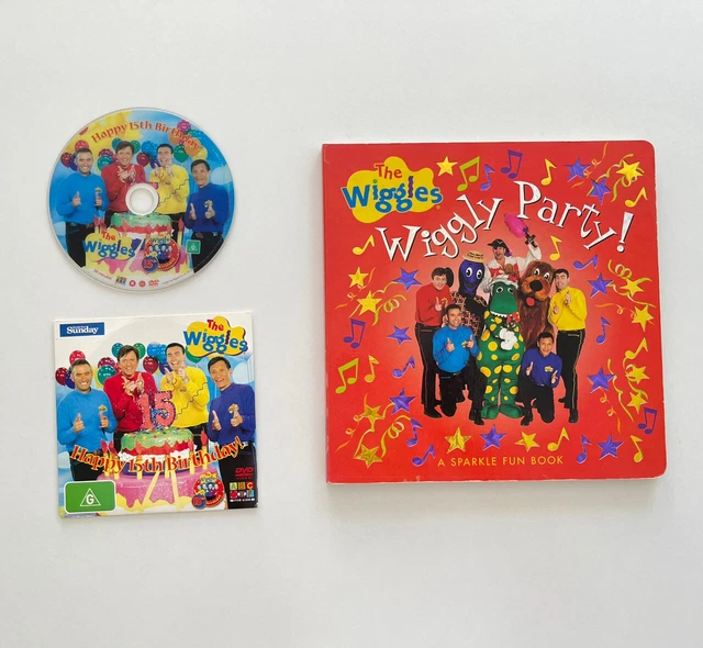 THE WIGGLES WIGGLE Party Happy 15th Birthday CD And Book Original Cast ...