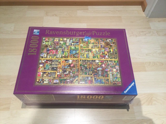 RAVENSBURGER PUZZLE MAGISCHES Bücherregal - 18000 Teile (17825) EUR 119