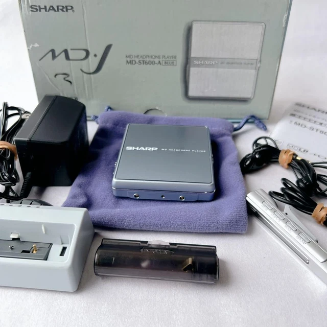 SHARP MDウォークマン MDプレーヤー MD-ST600 1244 SHARP 【 MD-ST600