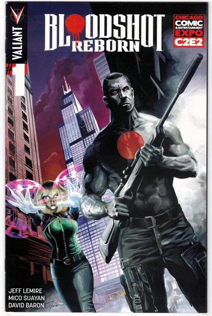 Bloodshot Reborn #1 Woodward C2E2 Exclusive Variant Valiant 2015 VF/NM