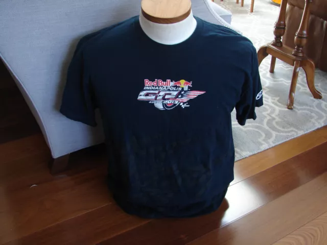 Red Bull Indianapolis Moto GP 2013 Alpine Stars T-Shirt. Mens Large TEE Shirt
