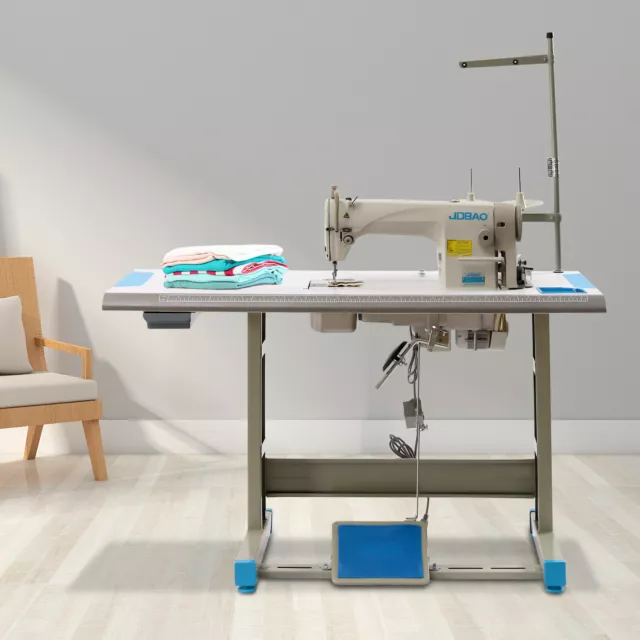 Industrial Strength Sewing Machine Heavy Duty Upholstery & Leather +Motor+Table