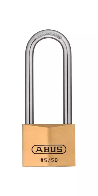 ABUS Cadenas cylindrique 85/50HB80 gl largeur du corps de verrou 50 mm laiton...