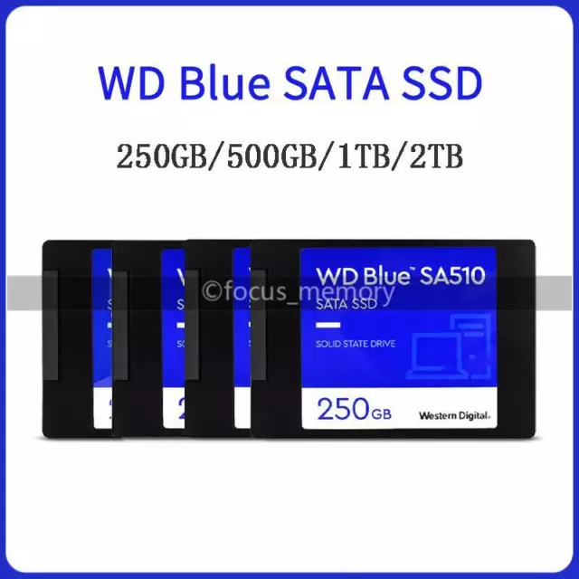 WD BLUE 250GB 500GB 1TB 2TB 2.5 in SSD SATA III HD Solid State Drive für Laptop