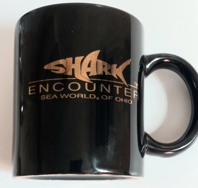 Sea World Of Ohio Shark Encounter Coffee Mug Black Cup SeaWorld