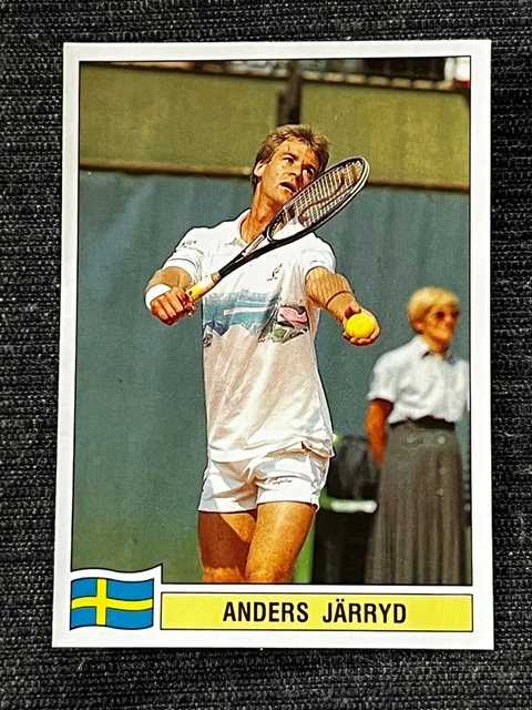 Autocollant Panini Tennis ATP Tour 1992 - Stefan Edberg US Open 1991 N°33 - Neuf