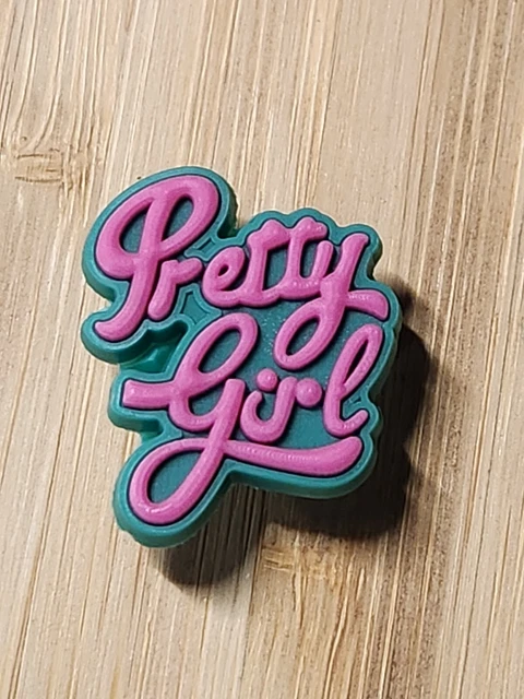 Pretty GIRL Crocs Charm for Crocs Girl Croc Charm Pretty Girl Shoe Charm