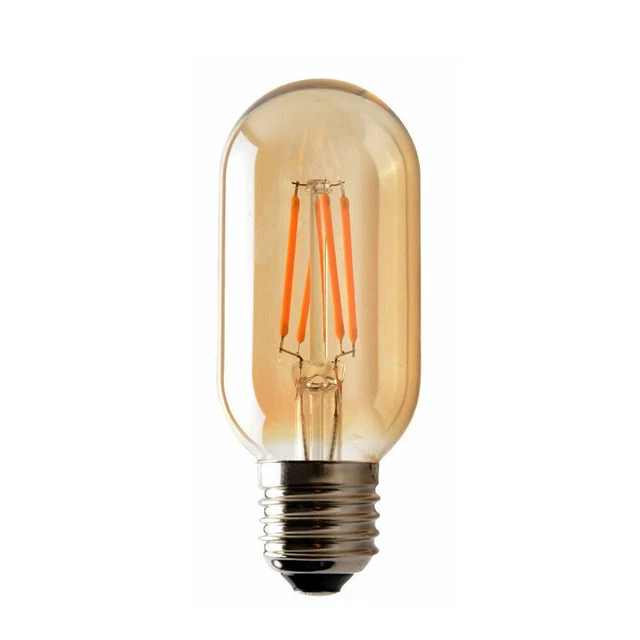 Vintage Filament LED Edison Bulb Dimmable T45 E27 Decorative Industrial Light A+