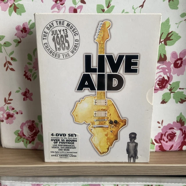 4DVD BOX・LIVE AID ／JULY 13 ／1985！ LIVE AID Concert July 13,1985 a 4 DVD Box Set in Slipcase w