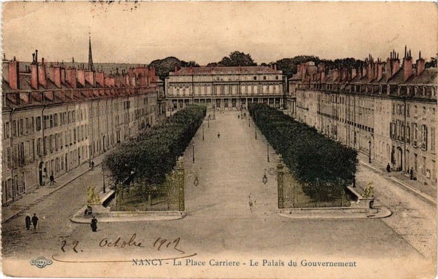 CPA NANCY - La Place Carriere - The Government Palace (386123)