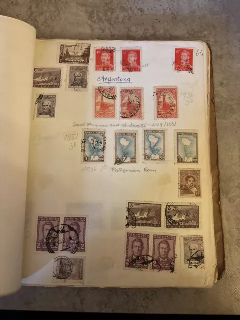 Clearance Collection Of 4 Albums Worldwide Stamps Mostly Used