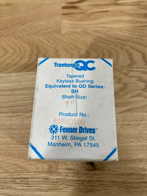 Fenner Drives 63SH0100 Trantorque 1" SH QC Keyless Bushing