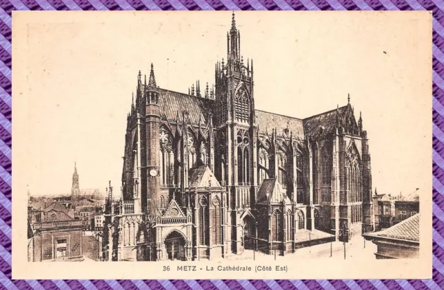 Postcard - Metz La Cathedral