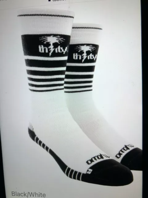 Thirtytwo Springbreak Sock Driven Snowboarding, White/Black Size L/Xl