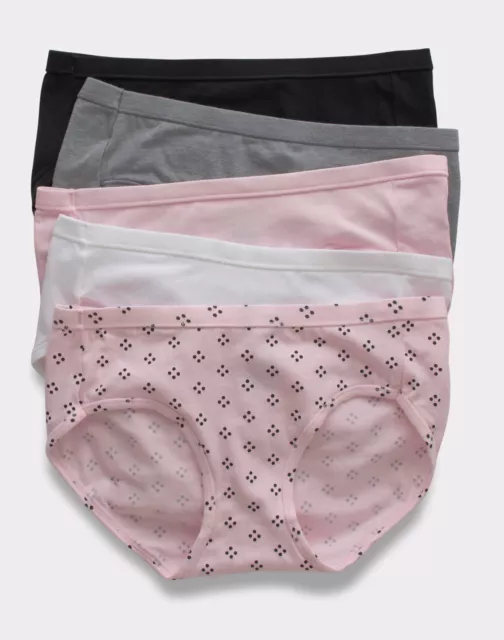 HANES ULTIMATE HIPSTER 5-Pack Womens Comfortsoft Stretch Panties Underwear  4-10 $16.00 - PicClick