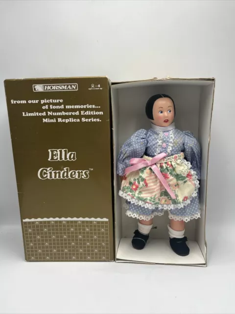 Vintage 17" Horsman Ella Cinders Replica Series Doll 7147-2 ORIGNINAL BOX 1996