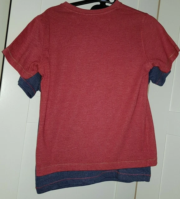 T-shirt confezione da due ragazzi Next una rossa e una blu età 6 anni 3