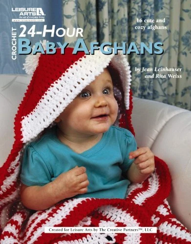 CROCHET 24-HOUR BABY AFGHANS (LEISURE ARTS #4883) By Rita Weiss Creative NEW