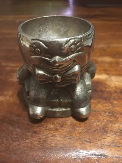 Vintage Humpty Dumpty Silver Plated Egg Cup