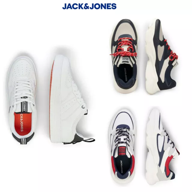 Jack Jones Boys Chunky Trainers Lace Up Casual Sports Run Walk Kids Sneakers 1-5