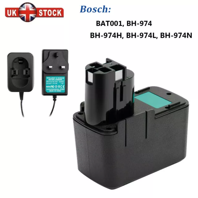 9.6V 3.5AH Ni-MH Battery for Bosch BAT001,BH-974,GSR PBM PSB 9.6VES-2,PSR 9.6 VE