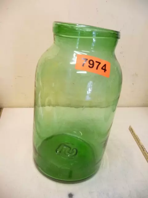 7974. Altes Biedermeierglas Vorratsglas Biedermeier Glas