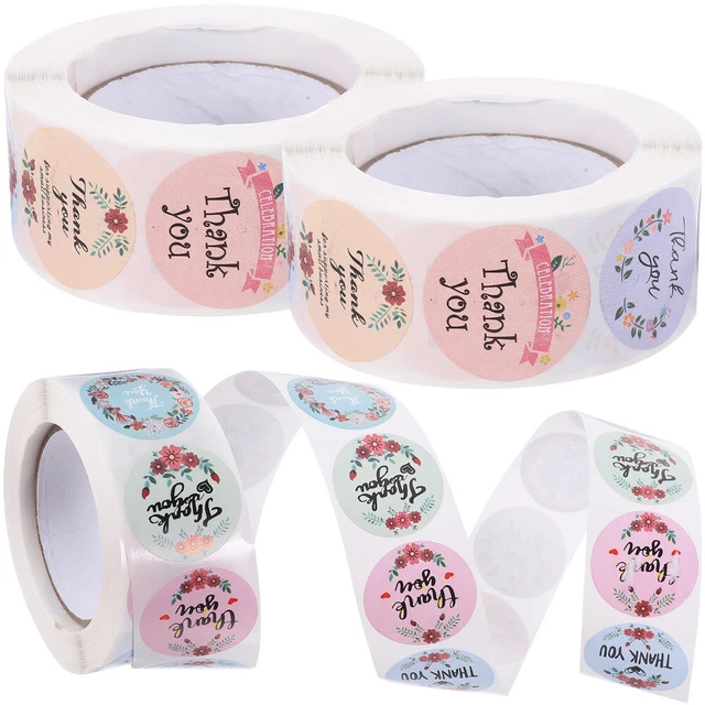 3 Rollen von Versiegelung selbstklebender Aufkleber für Verpackung Geschenk