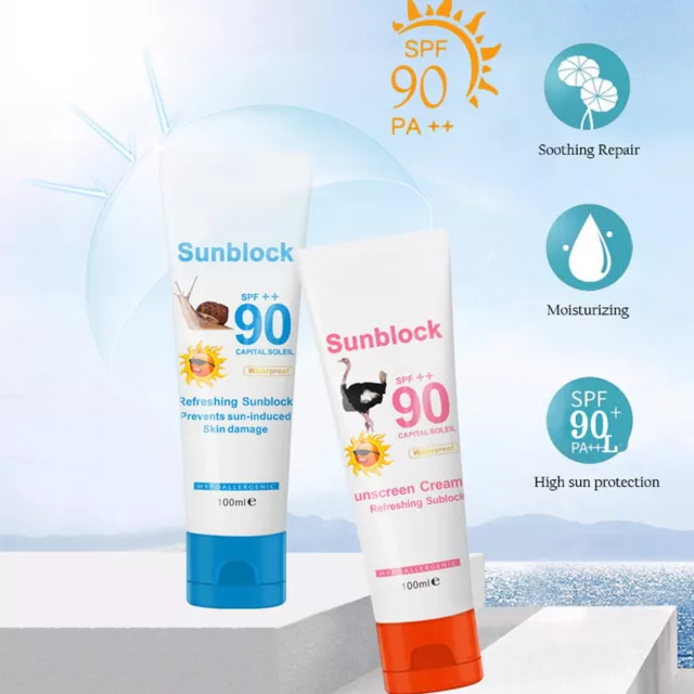 Refrescante Loción Protector Solar Hidratante SPF90 PA++ Protección UVB GFL