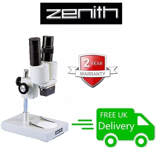 Zenith STM-1 x20 Stereomikroskop 60023 (UK Lagerbestand)