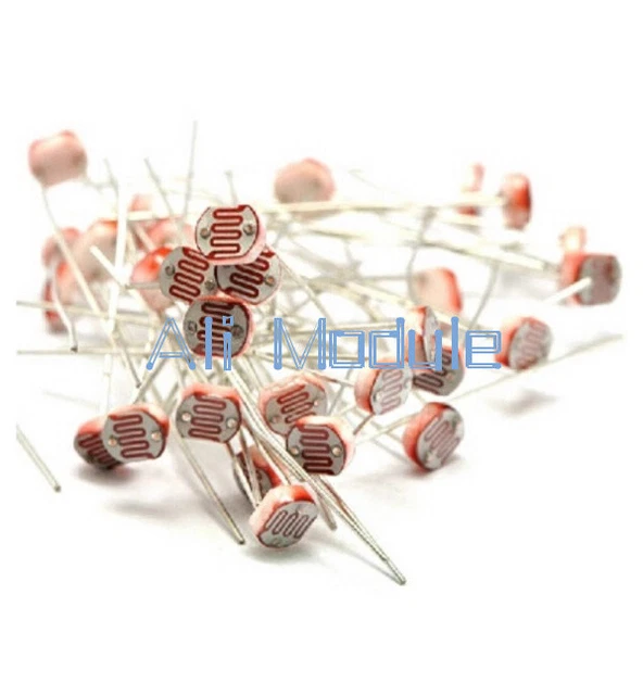 100PCS Photo Light Sensitive Resistor Photoresistor Optoresistor 5mm GL5528 AM