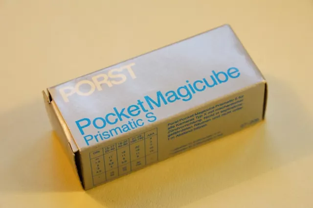 PORST drei Blitzwürfel Pocket Magicubes Prismatic S, originalverpackt NEU / topp