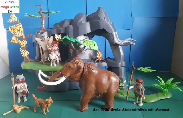 Playmobil Steinzeit Set 5100 große Steinzeithöhle mit Mammut
