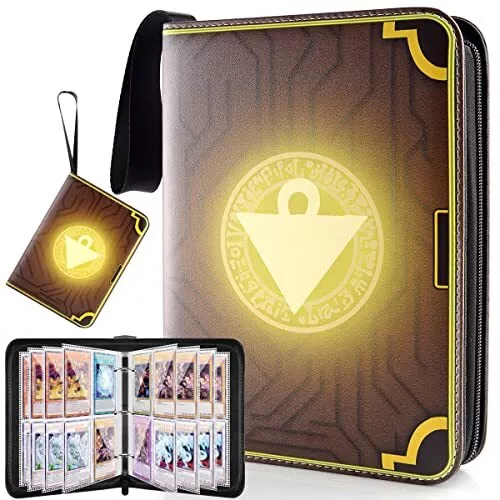 JoyHood Trading Card Binder for YuGiOh Cards TCG Card Folder Album Books Cas
