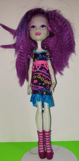 Monster High Doll Ari Hauntington Electrified Hair Party Ghouls Purple Glow Dark