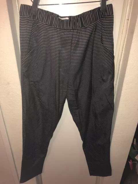 3.1 phillip lim Draped Pocket Striped Size Pants 6