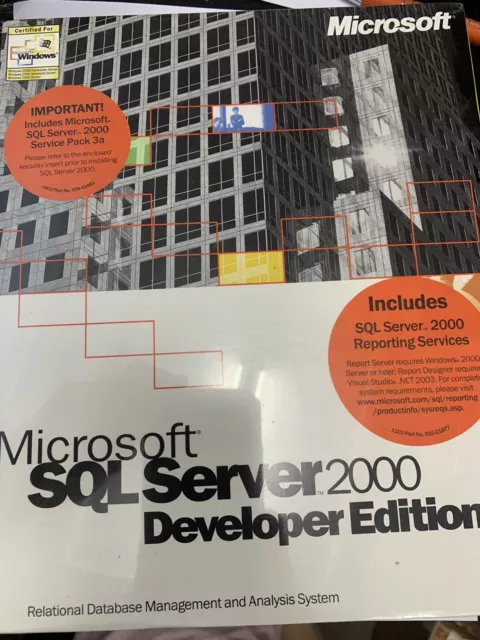 microsoft sql server 2000 developer edition