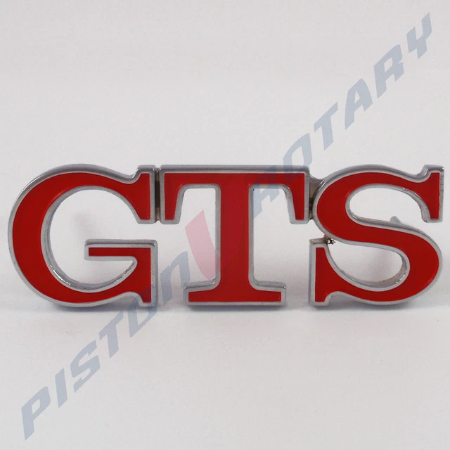 GTS Grille Badge , Red , Chrome , Brand New , for HOLDEN HZ MONARO Grill