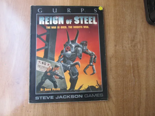 Gurps Regn Of Steel Krieg Über Roboter Gewonnen Steve Jackson Spiele Rpg Sb Sehr Guter Zustand