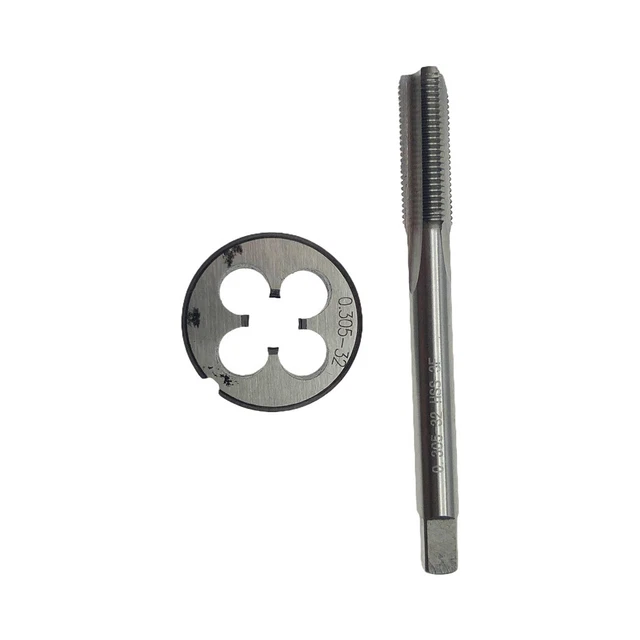 0.30532 (.305X32) HSS Tap & Die Set Schrader Tire Valve Stem Repair