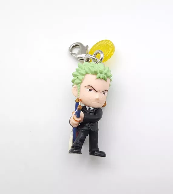 One Piece Zoro Zolo 1.5" mini keychain charm figure