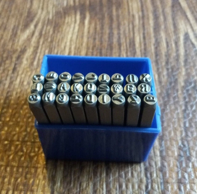 Letter Set 1/4 In. H Steel