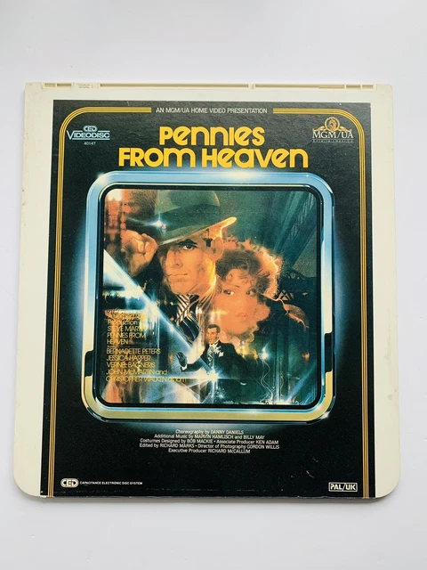 Vintage 1982 Pennies From Heaven Steve Martin CED Video Disc
