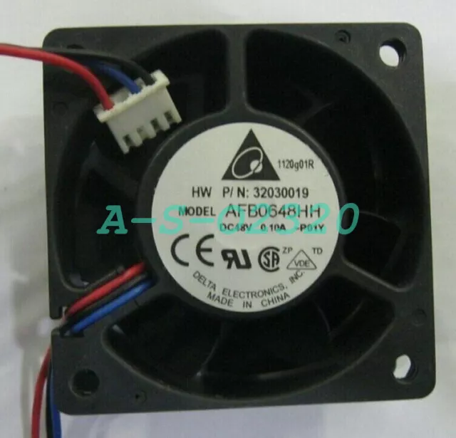 DELTA AFB0648HH Server cooling fan DC48V 0.10A 60*60*25MM 2pin free shipping