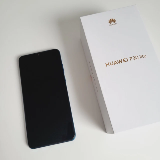 Huawei P30 Lite - 128 Go - Smartphone Débloqué Bleu Paon 4 Go RAM