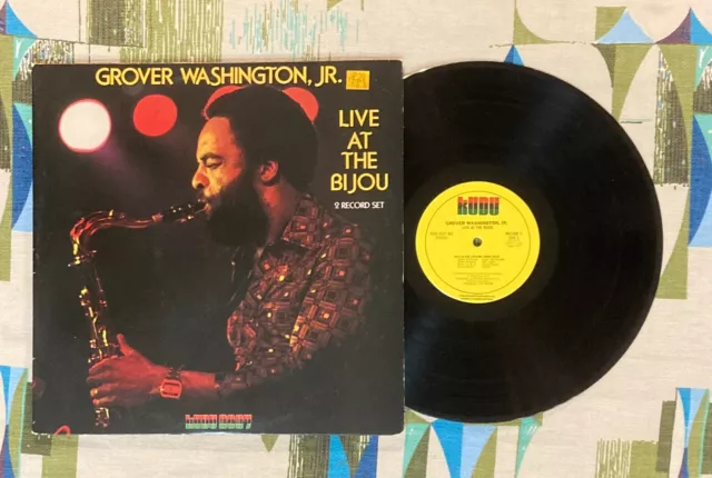 Grover Washington, Jr. 2 LP Live at The Bijou 1977 VG+/VG++