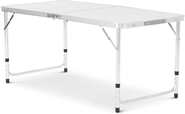 SA Products Heavy Duty Plastic 4ft 1.2m Outdoor Folding Table Work Top
