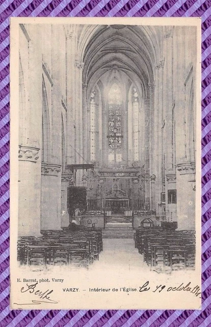 CPA - 58 - varzy interieur de l'eglise