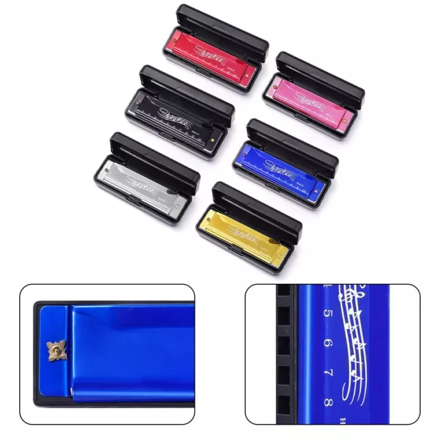 Colorful C Key Harmonica for Beginners Educational Musical Gift for Kids